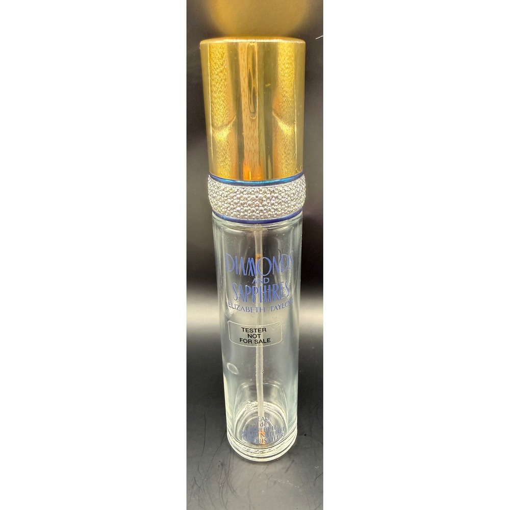 Elizabeth Taylor Diamonds and Sapphires Empty Perfume Bottle 1.7oz‎ 50ml Tester
